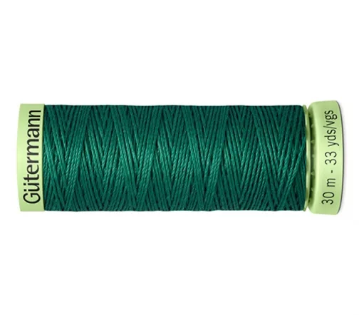 Нить Top Stitch для отстрочки, 30м, 100% п/э, цвет 916 галопогосский зеленый, Gutermann 744506