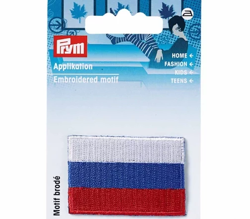 926051 Термоаппликация "Флаг России" 4,8х3,2 см, Prym