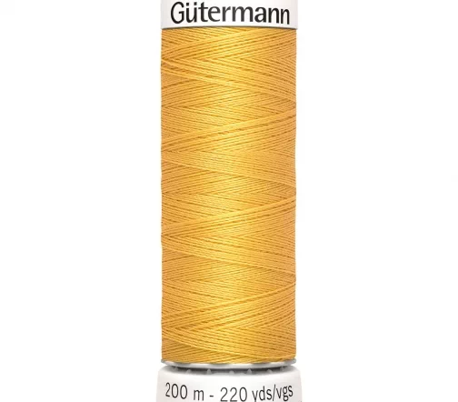 Нить Sew All для всех материалов, 200м, 100% п/э, цвет 416 св.золото, Gutermann 748277