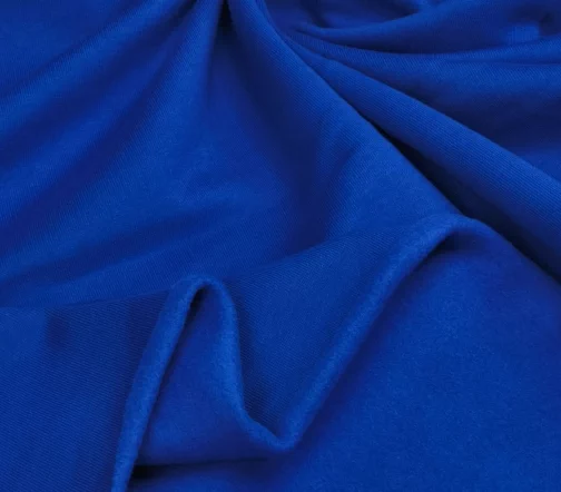 Футер трехнитка с начесом, цвет ярко-синий, 1122414