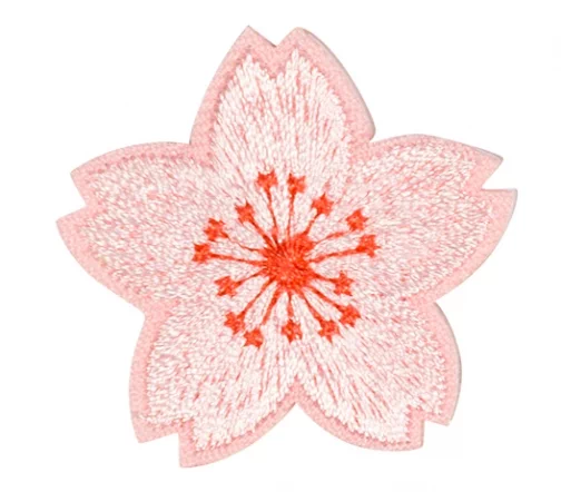 Термоаппликация HKM "Цветок розовый", 3,5 х 3,5 см, 42645
