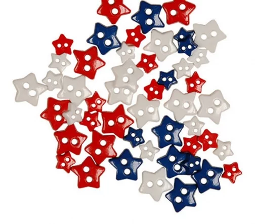 Пуговицы, Favorite Findings "Звезды" 5-10 мм, 49 шт