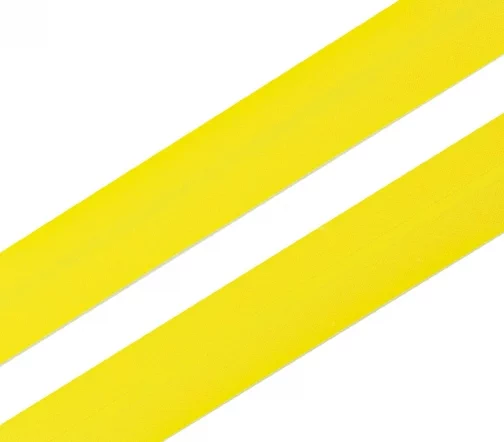 Косая бейка SAFISA, 20мм, хлопок, цвет 032, желтый