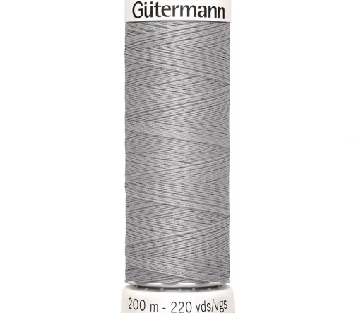 Нить Sew All для всех материалов, 200м, 100% п/э, цвет 038 св.серый, Gutermann 748277