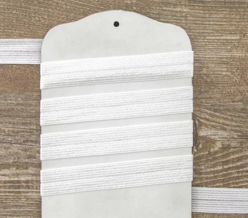 Резинка PEGA окантовочная, 16,5 мм, цвет белый