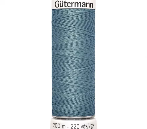 Нить Sew All для всех материалов, 200м, 100% п/э, цвет 827 сизый, Gutermann 748277