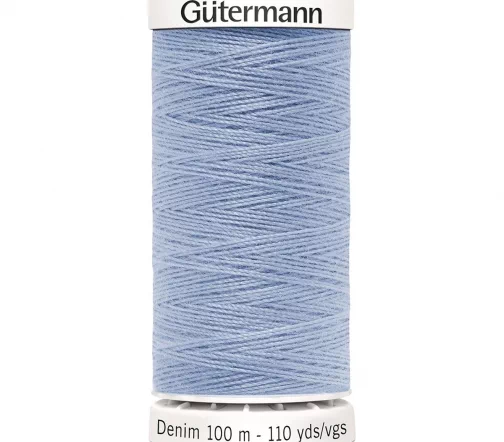 Нить Denim для джинсовой ткани, 100м, 100% п/э, цвет 6140, Gutermann 700160