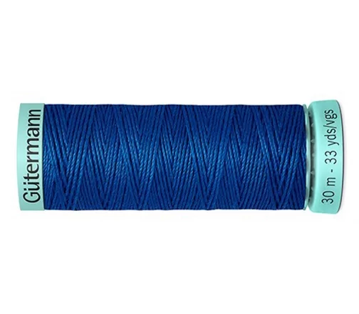 Нить Silk R 753 для фасонных швов, 30м, 100% шелк, цвет 312 св.синий, Gutermann 723878