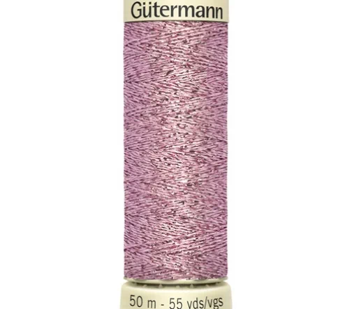 Нить металлик для фасонных швов, 50м, цвет 624, Gutermann 744603