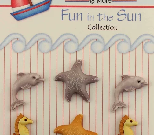 Декоративные пуговицы Buttons Galore "В море", FN105