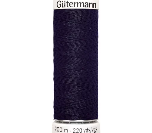 Нить Sew All для всех материалов, 200м, 100% п/э, цвет 665 сине-черный, Gutermann 748277