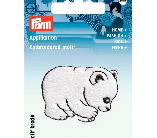 925437 Термоаппликация "Белый медведь" 4,5х3,3 см, Prym