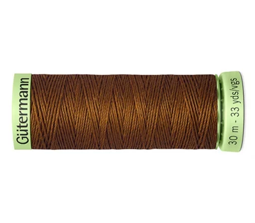 Нить Top Stitch для отстрочки, 30м, 100% п/э, цвет 650 золотисто-каштановый, Gutermann 744506