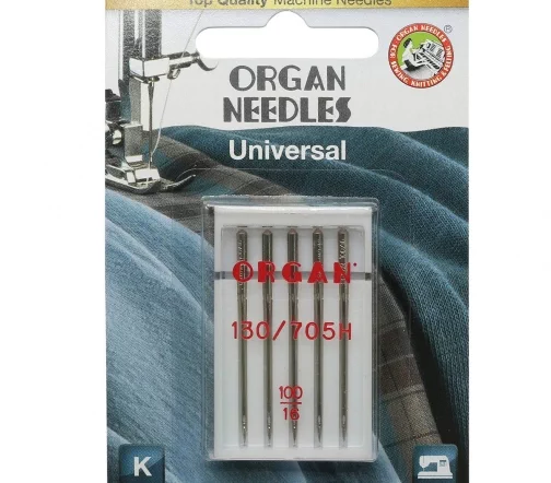 Иглы универсальные № 100 (5шт), блистер, ORGAN, 503452