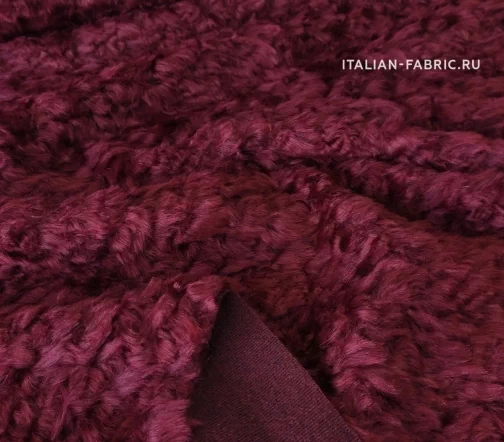 Мех искусственный, цвет красно-коричневый, 1032121