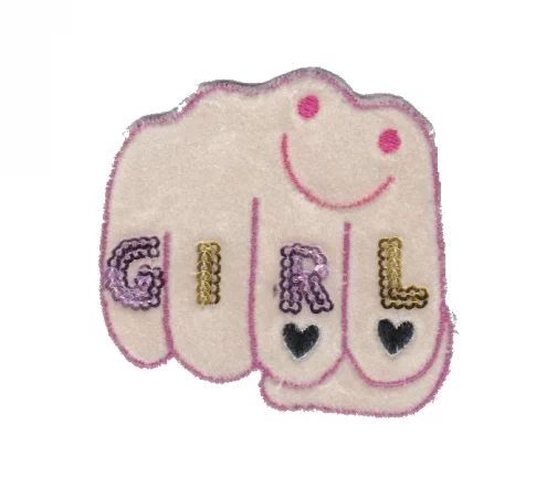 Термоаппликация Marbet "Кулак GIRL", 7,5 х 7,7 см, 565150