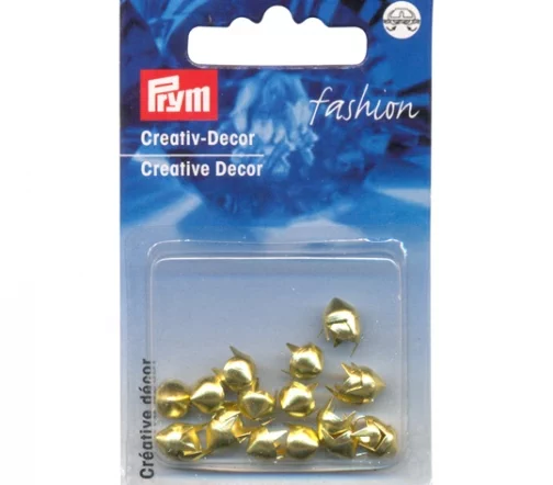 403661 Заклепки 'Конус', золотой, 7 мм, упак./20 шт., Prym