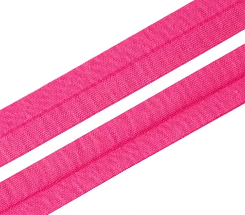 Косая бейка SAFISA трикотажная, 20 мм, хлопок, цвет 20, темно-розовый