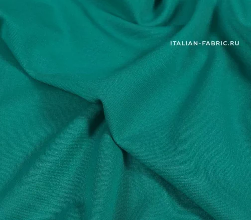 Джерси вискозное, цвет бирюзовый, 02030