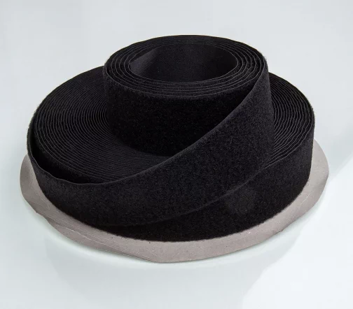 Лента контактная "петля", шир. 50 мм, цвет черный, 20402