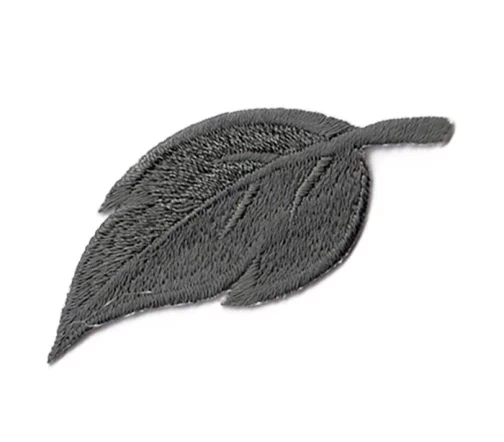 Термоаппликация Marbet "Лист", 3,5 х 1,5 см, темно-серый, арт. 565109.E