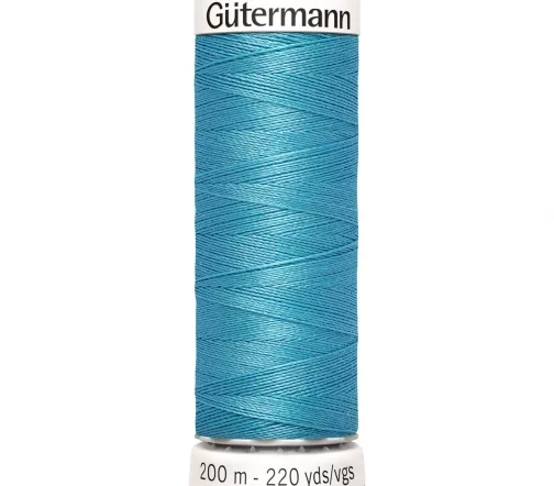 Нить Sew All для всех материалов, 200м, 100% п/э, цвет 385 св.серая бирюза, Gutermann 748277