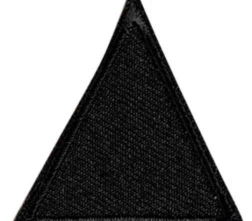 Термоаппликация HKM "Треугольник черный малый", 3,7 х 3,8 см