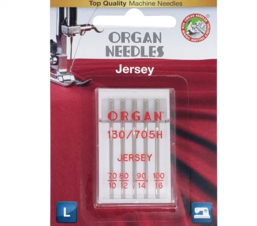 Иглы джерси № 70-100 (5шт), блистер, ORGAN, 502498
