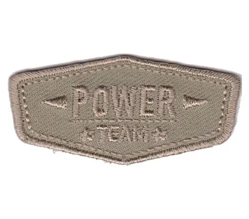 Термоаппликация Marbet "Power Team", бежевый, 5,4 х 2,5 см, 565180.006