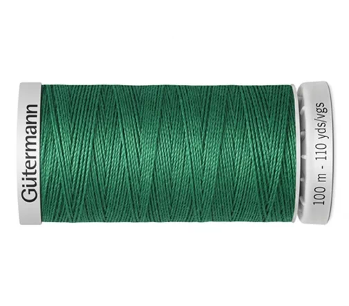 Нить Extra Strong суперкрепкая, 100м, 100% п/э, цвет 402 изумрудно-зеленый, Gutermann 724033