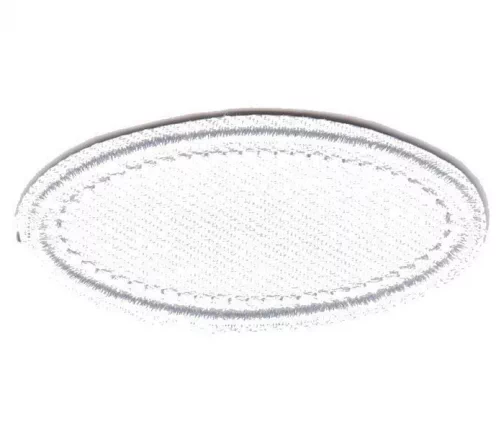 Термоаппликация Marbet "Овал малый белый", 5,2 х 2,3 см, 569976.C