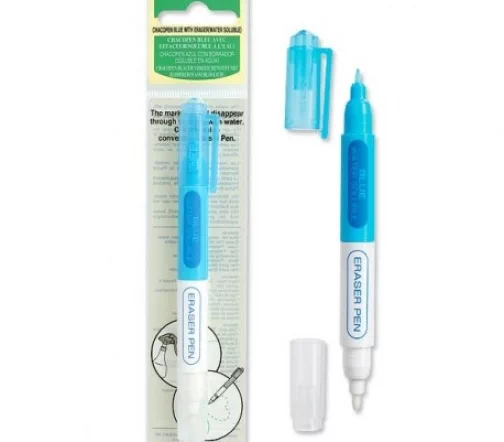 5013 Маркер водорастворимый со стирателем, цвет голубой, Clover