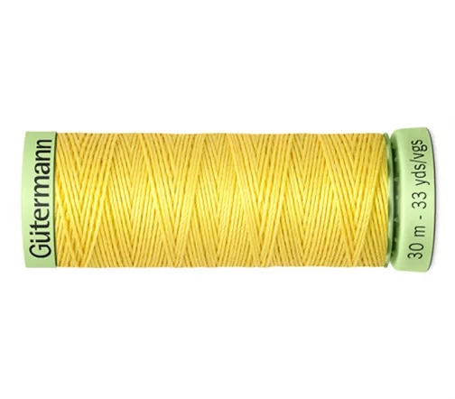 Нить Top Stitch для отстрочки, 30м, 100% п/э, цвет 852 желтый, Gutermann 744506